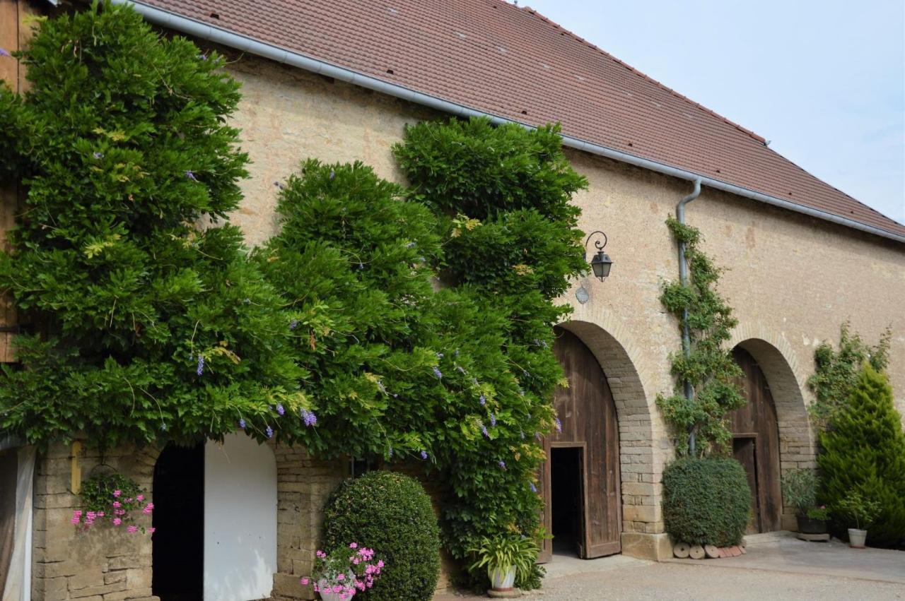 Hotel La Ferme Aux Glycines Aillevans Exterior foto