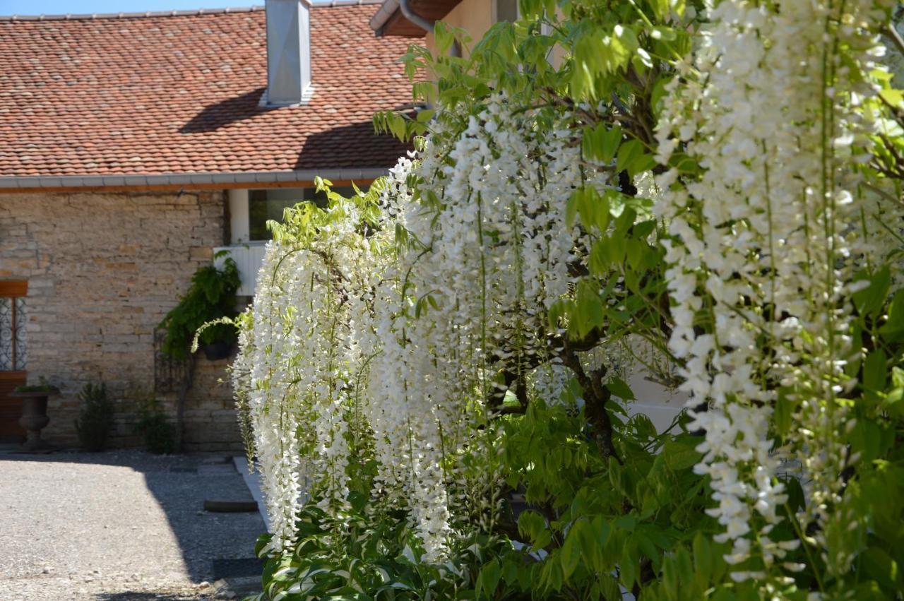 Hotel La Ferme Aux Glycines Aillevans Exterior foto